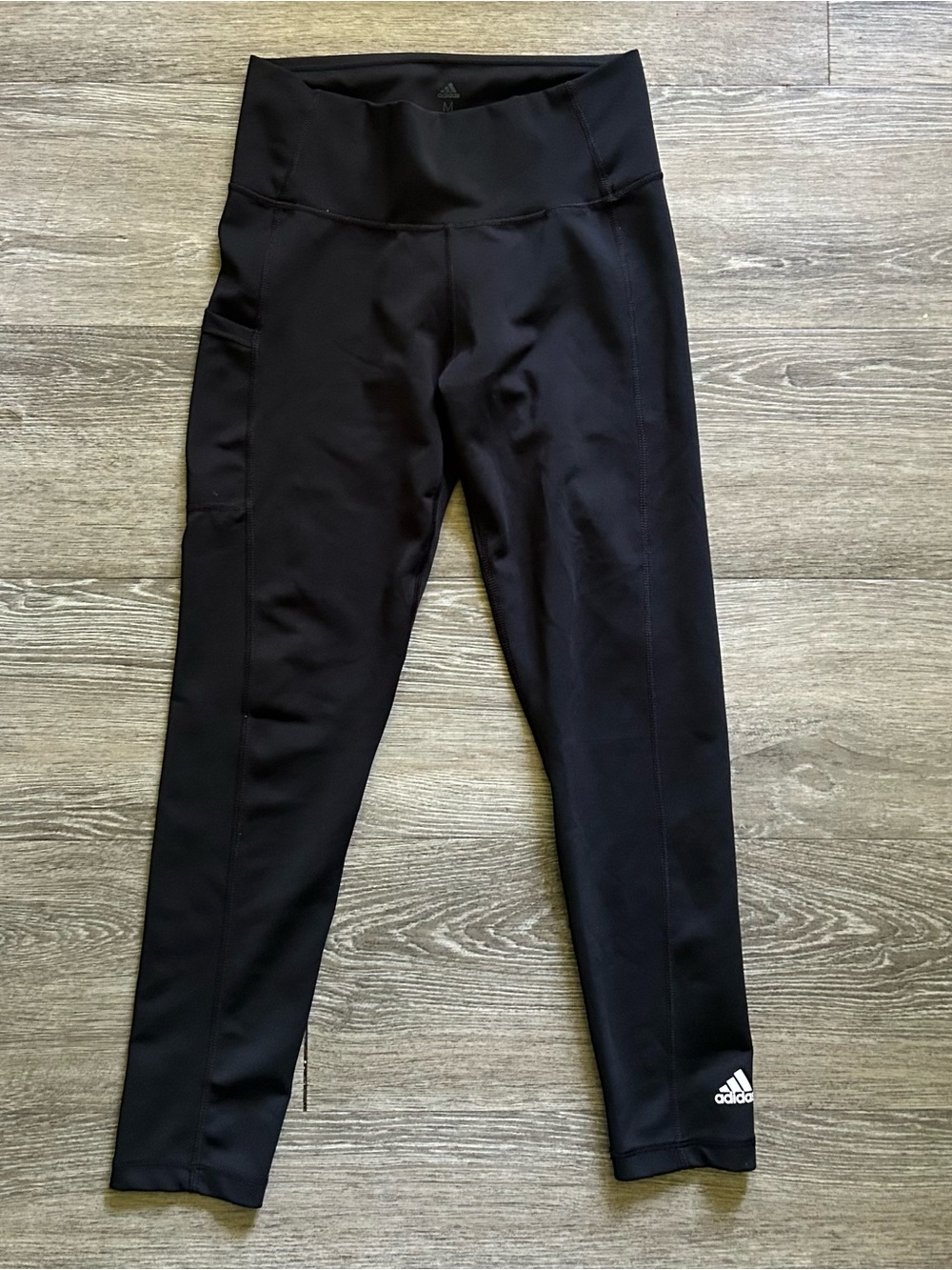 adidas Black High-Waist Women's Athletic Leggings